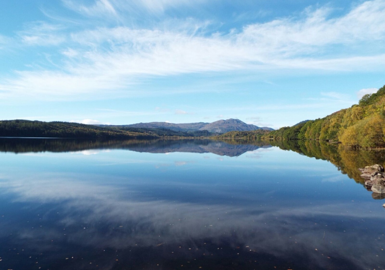 Scenic view of Loch Venachar